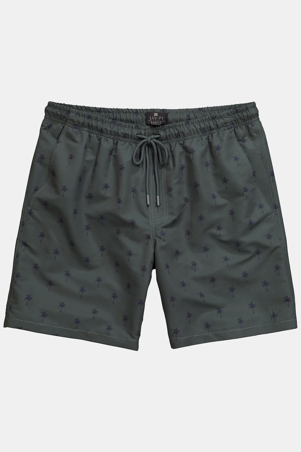 Short de bain JAY-PI, collection Beachwear, taille élastique et imprimé minimaliste - jusqu'au 8 XL
