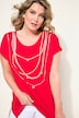 A-Line Half-Sleeve Chain Print T-Shirt