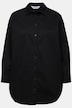 Bluse, oversized, Rücken-Knopfleiste, Langarm