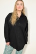 Bluse, oversized, Rücken-Knopfleiste, Langarm
