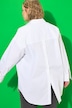 Bluse, oversized, knaplukning på ryggen, langærmet