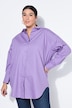 Blouse, oversized, knoopsluiting op de achterkant, lange mouwen