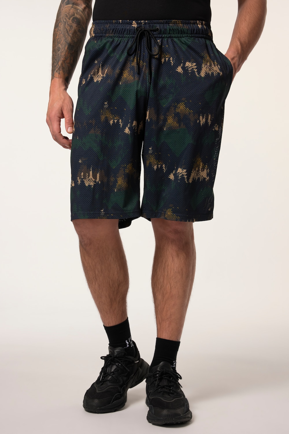 JAY-PI bermuda, fitness, mesh, QuickDry, tot 7XL