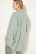Bluse, oversized, Musselin, Augen-Stickerei