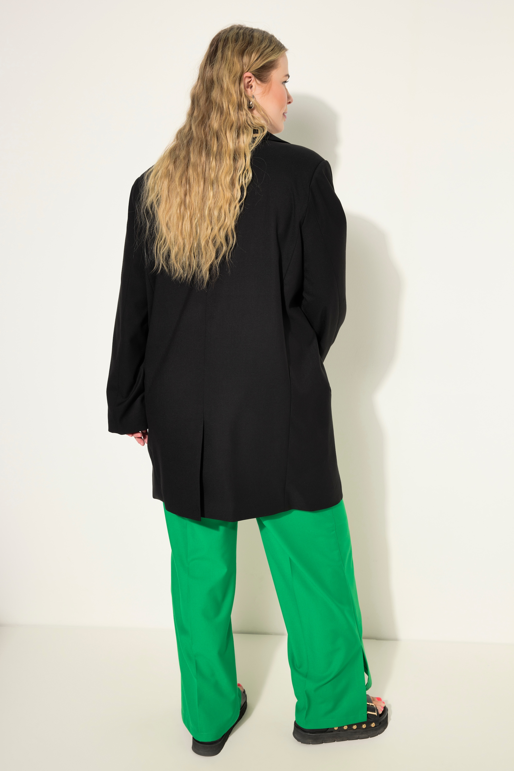 Studio Untold Damen große Größen Longblazer Oversize Loose Shape