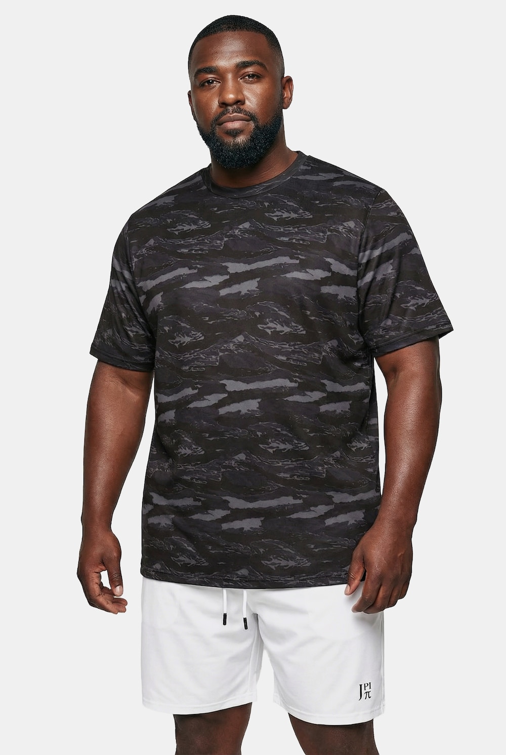 Funktions-Shirt, Tennis, Halbarm, grafischer Print, QuickDry, bis 7 XL