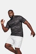 Funktions-Shirt, Tennis, Halbarm, grafischer Print, QuickDry, bis 7 XL