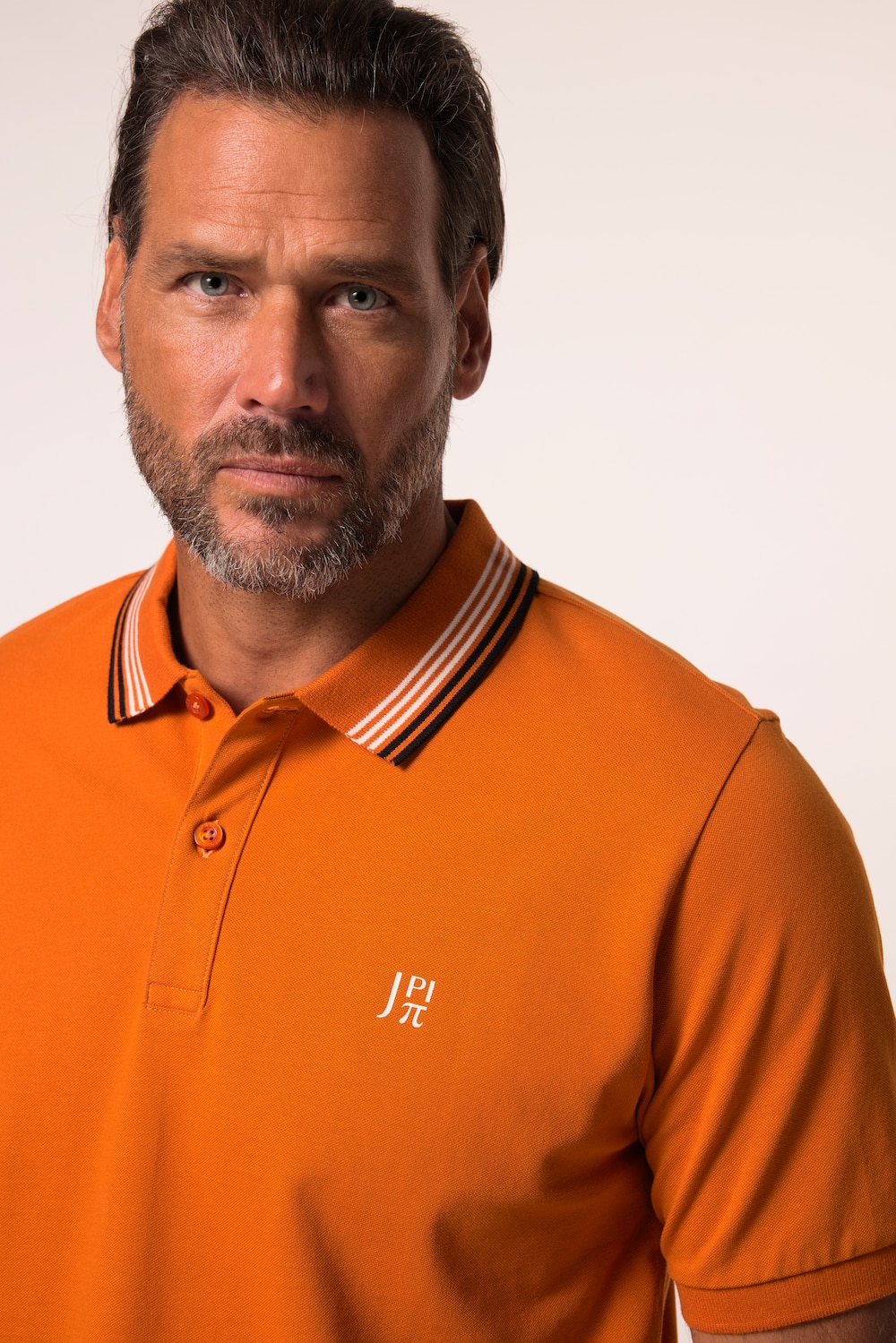Stora storlekar Pikétröja FLEXNAMIC®, Her, orange, storlek: 3XL, Bomull, JAY-PI