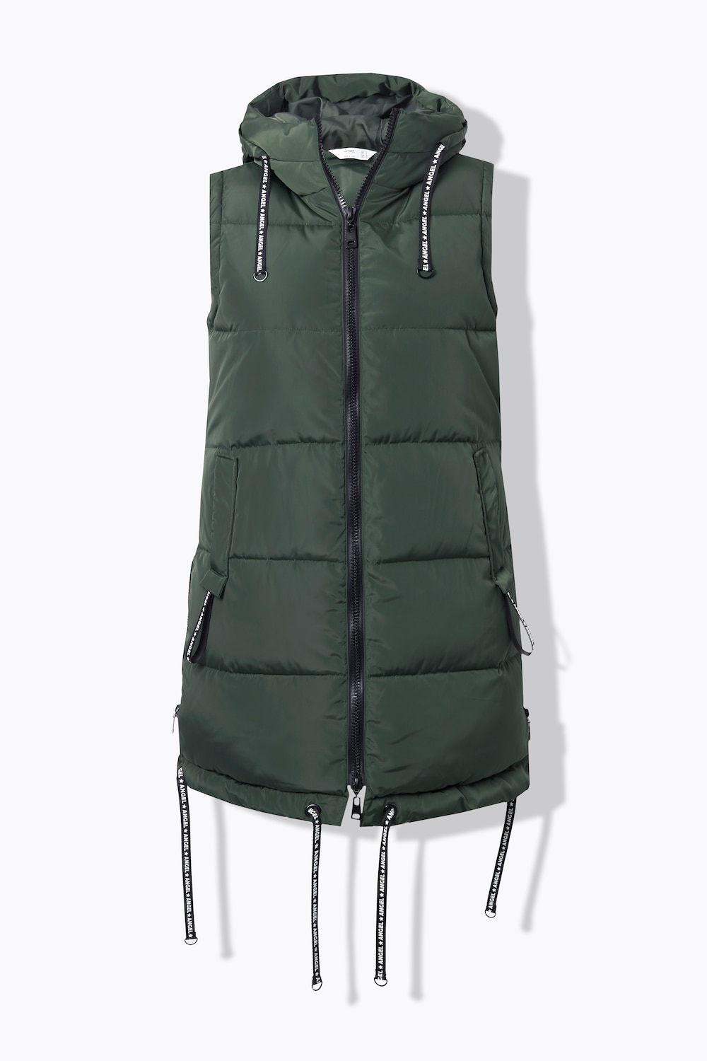 Stora storlekar Lång, Dam, grön, storlek: 48, Polyester, Angel of Style