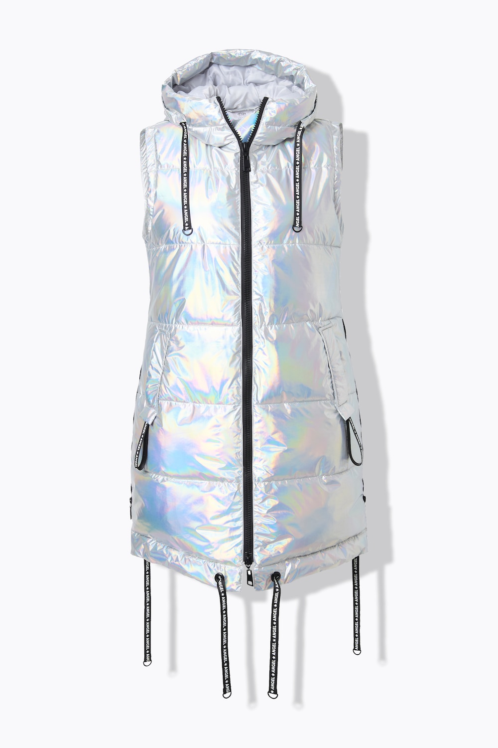 Stora storlekar Lång, Dam, grå, storlek: 48, Polyester, Angel of Style