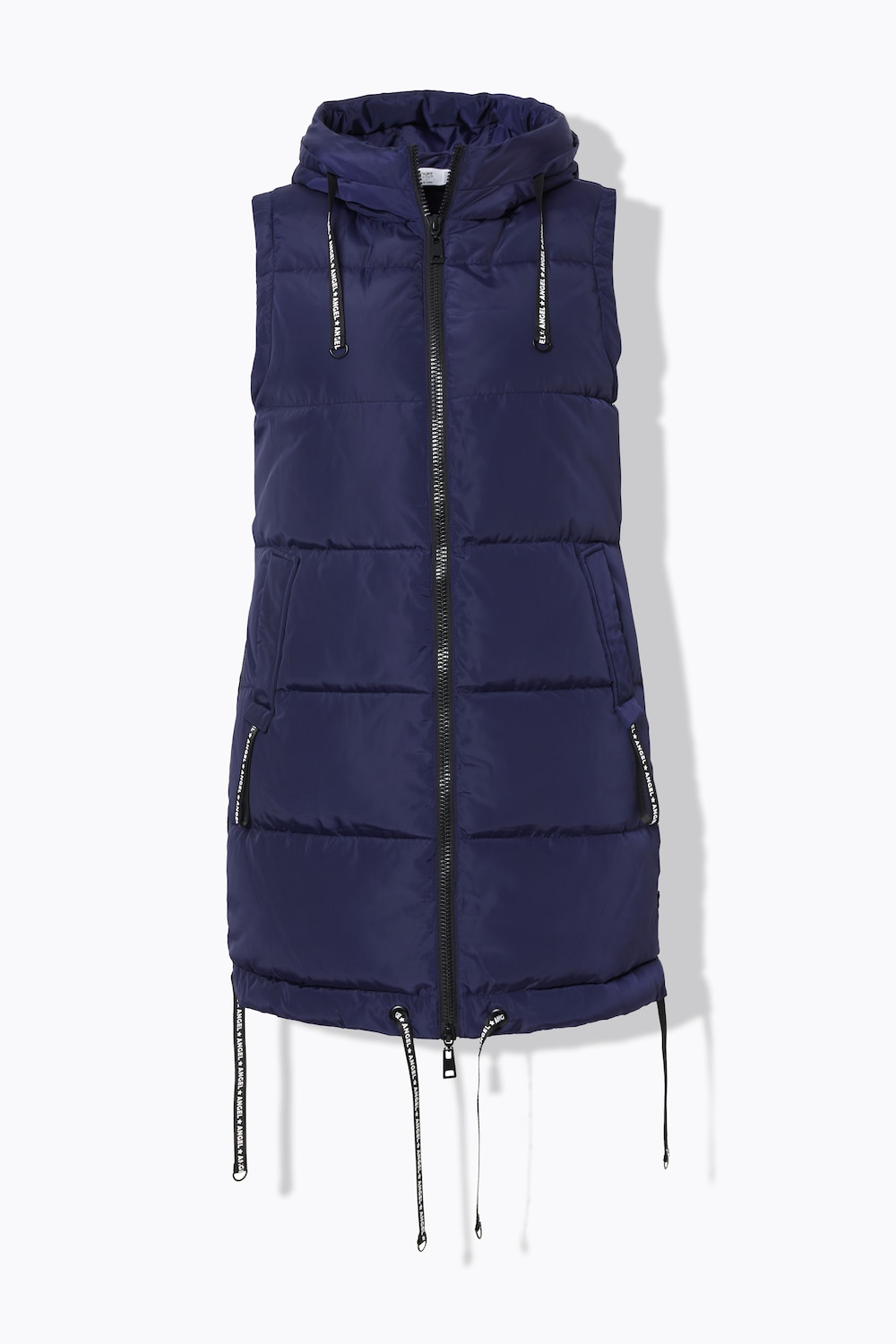 Stora storlekar Lång, Dam, blå, storlek: 46, Polyester, Angel of Style