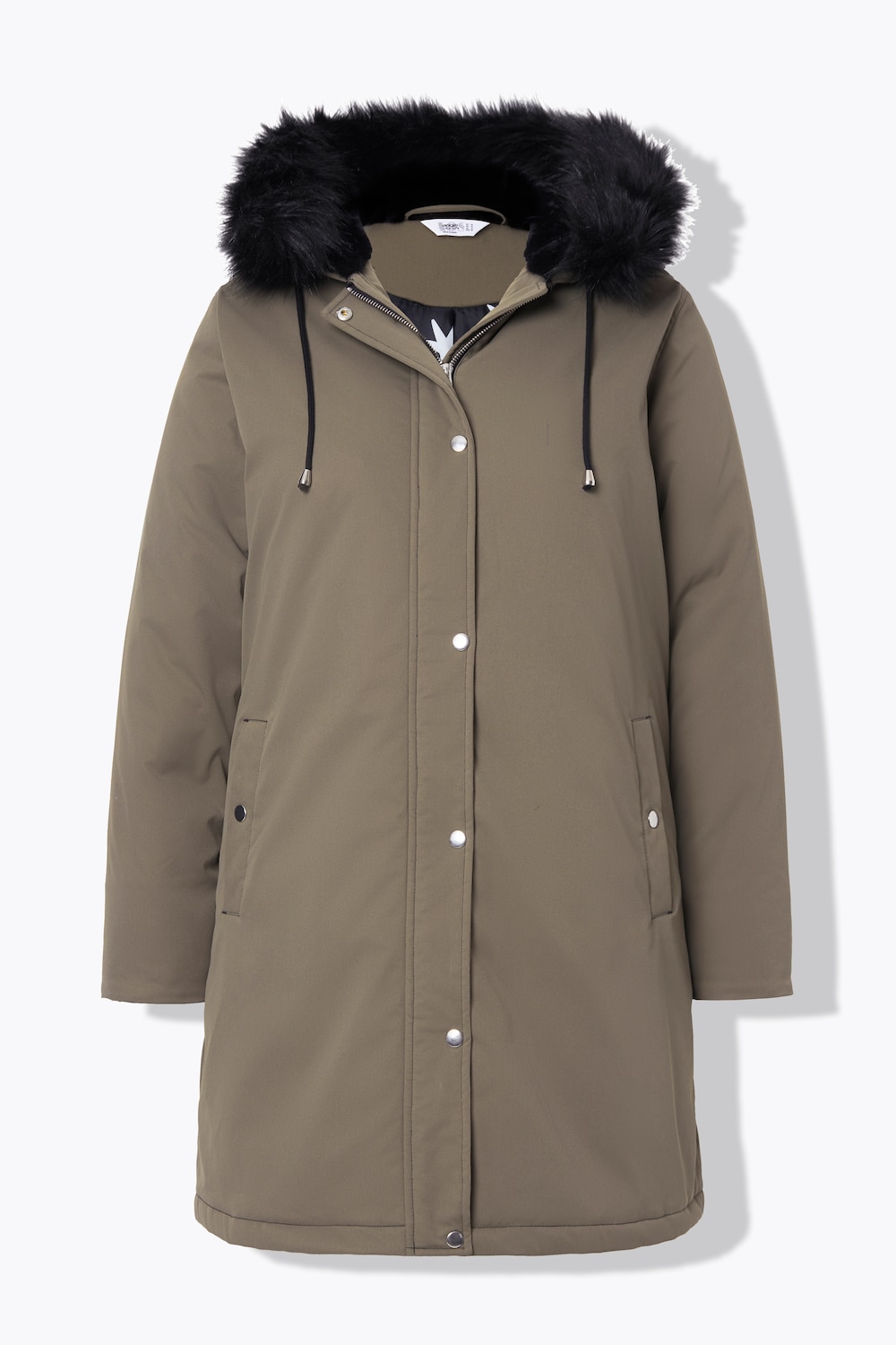 Stora storlekar Parkas. oversize-modell, Dam, brun, storlek: 54/56, Polyester, Angel of Style