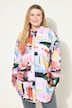 Skjortebluse, oversized, Color-print, langærmet