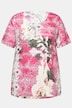 Half-Sleeve Floral Print T-Shirt