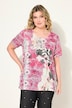 Half-Sleeve Floral Print T-Shirt