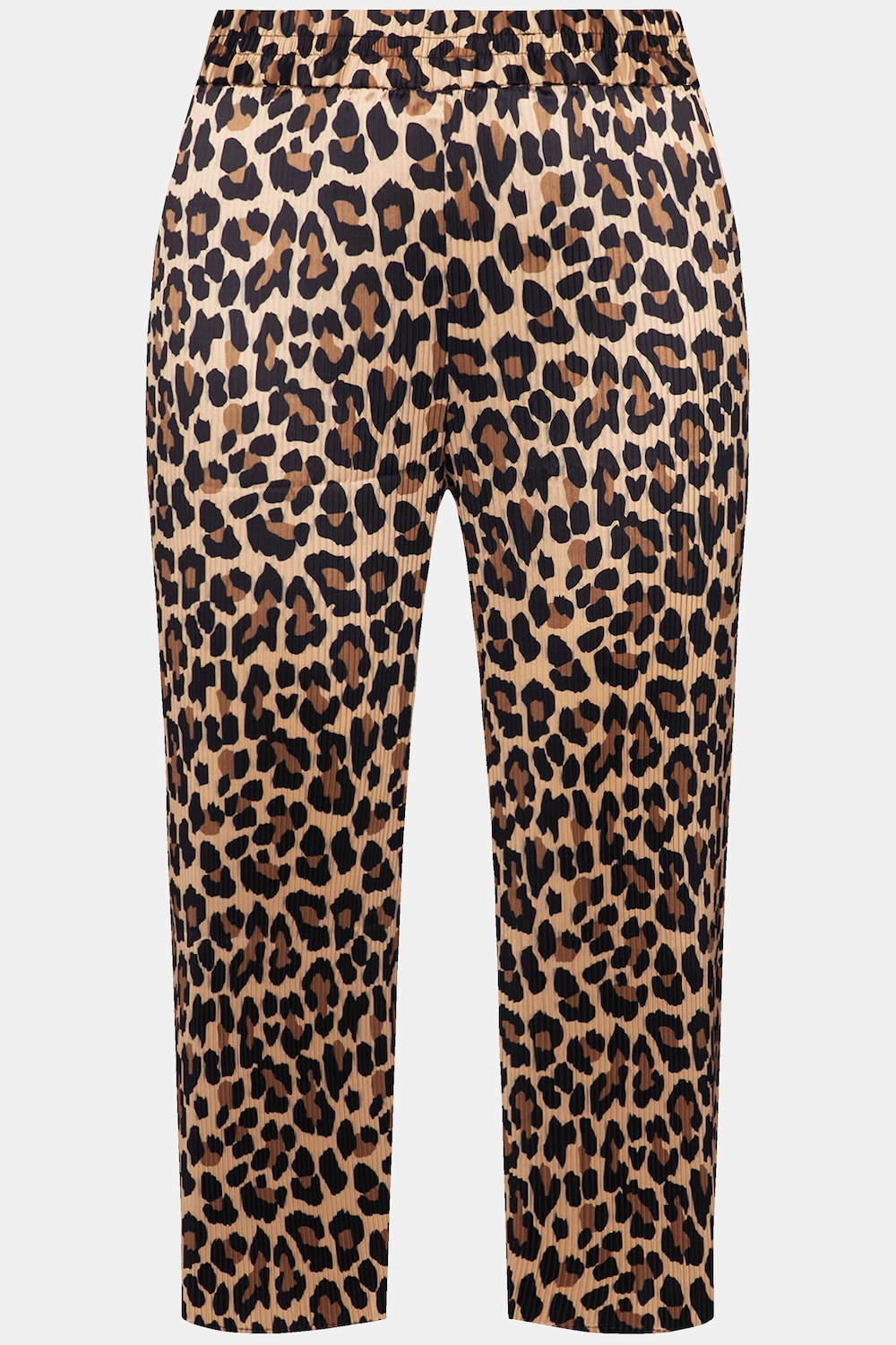 Stora storlekar Culottebyxa, Dam, gul, storlek: 54, Polyester, Mia Moda