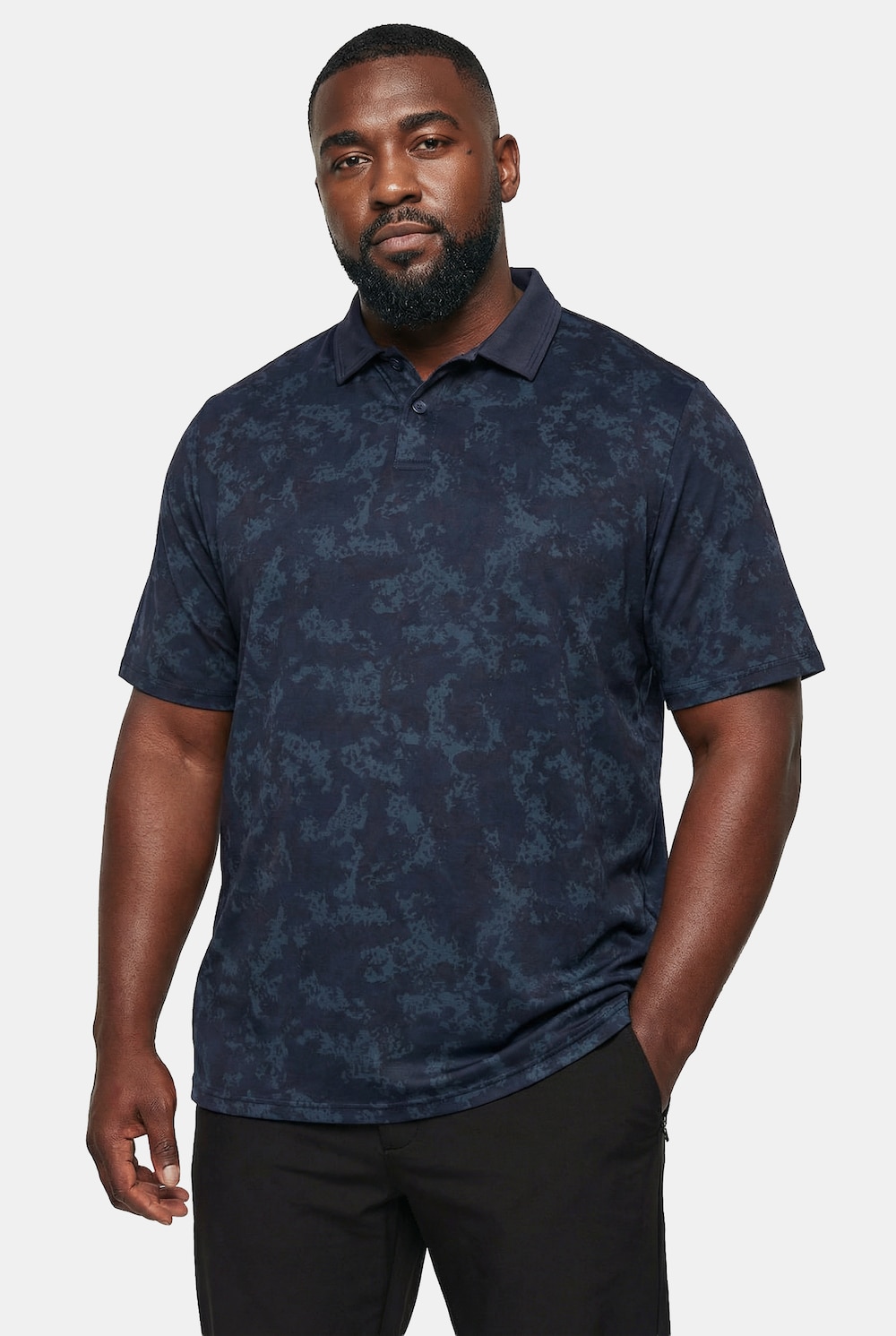 Poloshirt, Golf, Halbarm, Alloverprint, QuickDry, bis 7 XL