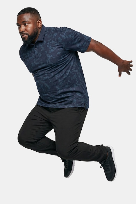 Poloshirt, Golf, Halbarm, Alloverprint, QuickDry, bis 7 XL