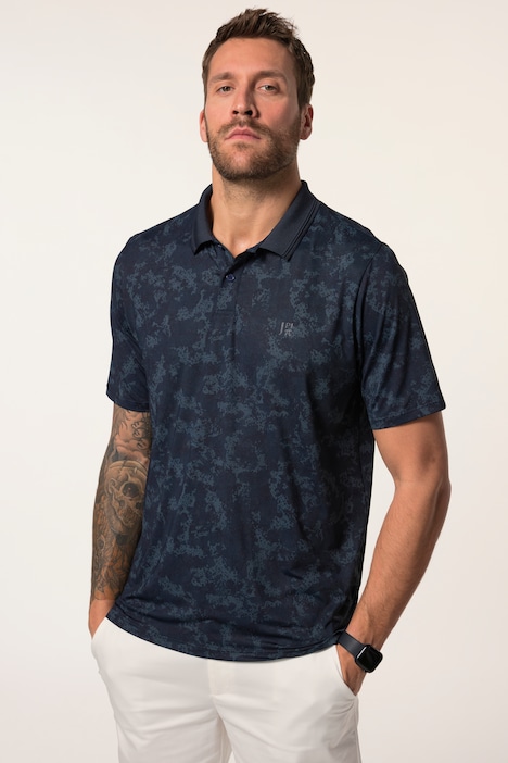 JAY-PI poloshirt, golf, halve mouwen, all-over print, QuickDry, tot 7XL