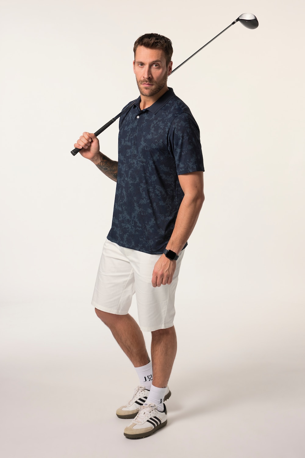 Stora storlekar Pikétröja för golfspelare, Her, blå, storlek: XL, Polyester/Elastan, JAY-PI