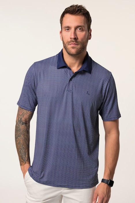 Maglia polo JAY-PI per il golf con stampa minimalista, mezze maniche e QuickDry, fino alla tg. 7XL