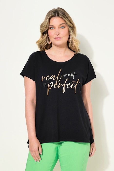 T-Shirt, oversized, Statement-Druck