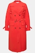 Trenchcoat, klassisk pasform, denimlook