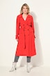 Trenchcoat, klassisk pasform, denimlook