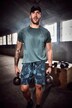 JAY-PI Bermudashorts Iron Anvil FLEXNAMIC®, fitness, 2-i-1-modell, mobiltelefon-lomme, opptil 7 XL