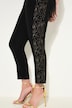 Pantalón bengalina, ajuste elástico Slim Fit, estampado metálico