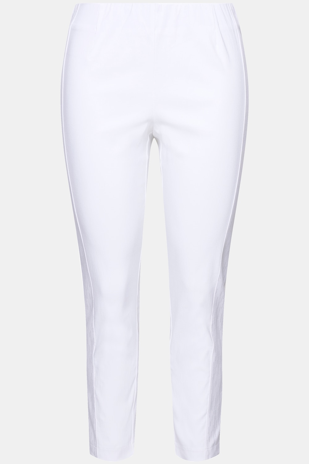 Stora storlekar Bengalinbyxa, Dam, vit, storlek: 58, Viskos/Syntetfibrer, Mia Moda
