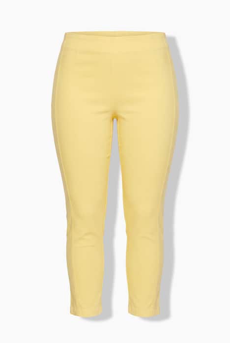 Bengaline broek, elastische Slim Fit, metallic print