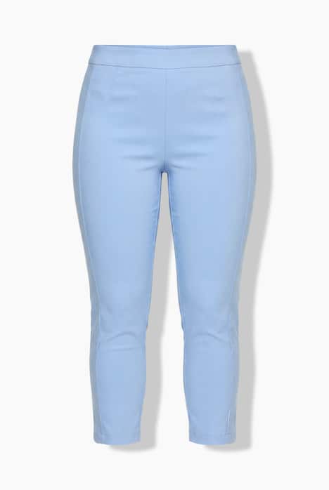 Bengaline broek, elastische Slim Fit, metallic print