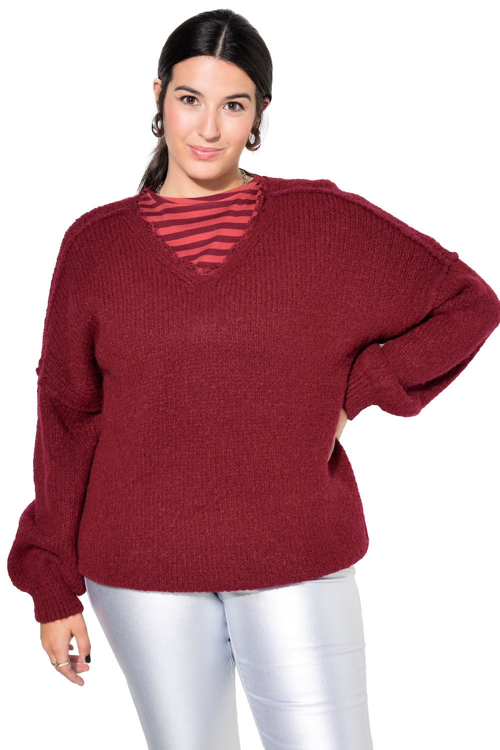 Langarm Pullover Lebkuchenmann Pullover Damen Ulla Popken