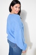 Pullover, V-Ausschnitt mit Spitze, weiter Langarm