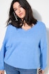 Pullover, V-Ausschnitt mit Spitze, weiter Langarm