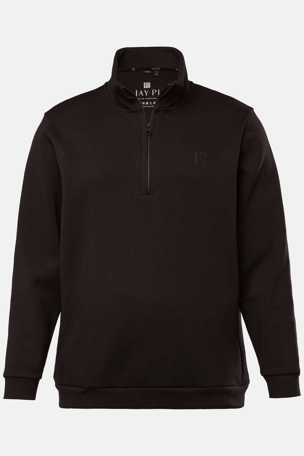 JAY-PI Troyer Bauchfit, Fitness, Zipper, Nahttaschen, bis 7 XL
