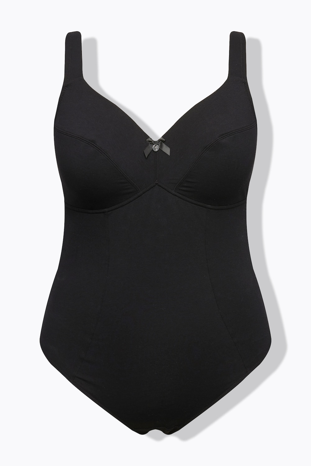 Stora storlekar Body, Dam, svart, storlek: 115D, Bomull/Syntetfibrer, Ulla Popken