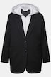 Blazer, oversized, hette, helforet