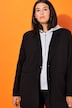 Blazer, oversized, hette, helforet