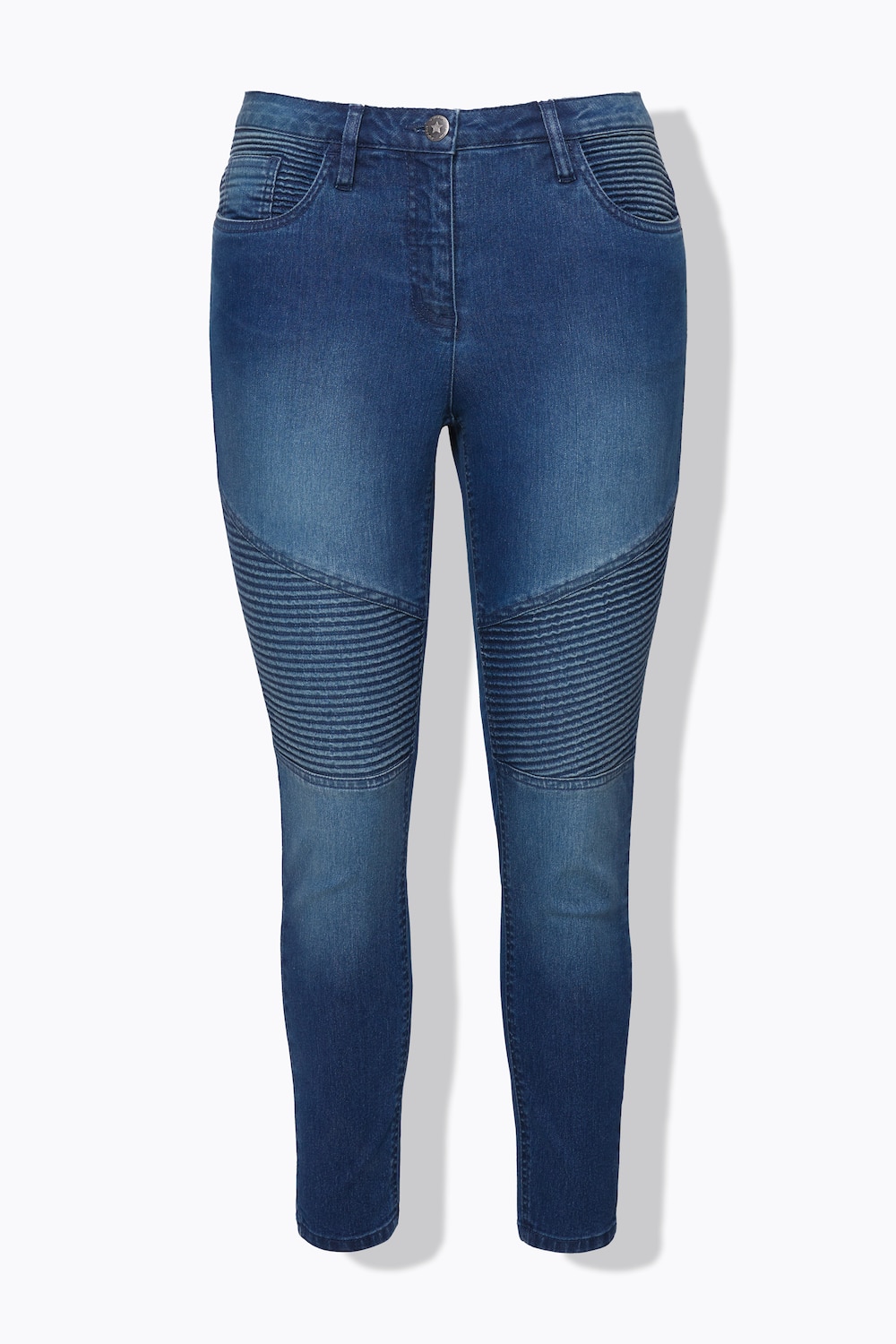 Stora storlekar Jeans, Dam, blå, storlek: 52, Bomull/Polyester, Angel of Style