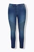 Jeans, smal passform, patch-look, 5-lommer