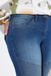 Jeans, smal passform, patch-look, 5-lommer