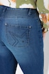 Jeans, smal passform, patch-look, 5-lommer
