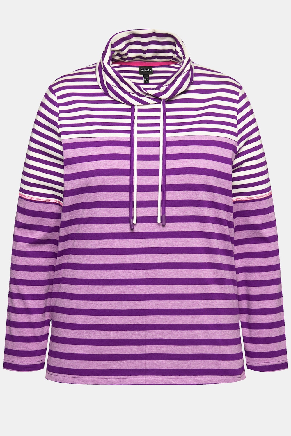 Stora storlekar Topp, Dam, lila, storlek: 42/44, Bomull/Polyester, Ulla Popken