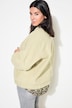 Blouson, oversized, imitert ull