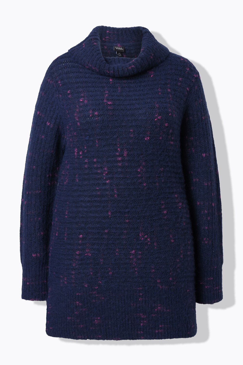 Stora storlekar Tröja, Dam, blå, storlek: 42/44, Polyester/Syntetfibrer, Ulla Popken