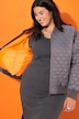 Bomberjacke, oversized, Stepp, Colorfutter