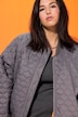 Bomberjacke, oversized, Stepp, Colorfutter