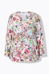 Tunika, floraler Druck, Langarm
